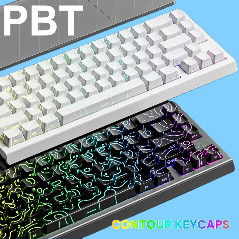 أغطية مفاتيح Contour KM98 PBT  - مراجعة Gaming Accessories Aesthetic وسعره