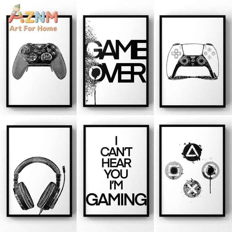 لوحة فنية قماشية للألعاب باللو - مراجعة Gaming Accessories For Room وسعره